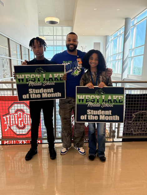 HumbleISD_WLMS's tweet photo. A big West Lake shoutout to our September Students of the Month! 🐺🎉 Your kindness, hard work, and positive attitudes make WLMS a better place every day. We’re so proud of you! 💙 https://t.co/o8CSfdThWm