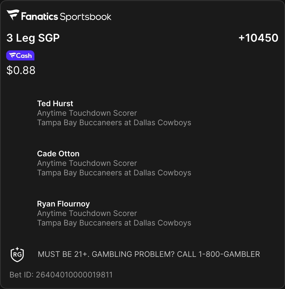 TheBetAlmanac's tweet photo. Found an interesting page in the Almanac… 📖👀

🏈 3-Leg Anytime TD Parlay

Ted Hurst TD
Cade Otton TD
Ryan Flournoy TD

+10450 BOOSTED 🚀

Long shot? Absolutely. But sometimes you gotta trust the Almanac. 😂

#Gambling𝕏 #NFLParlay #TDParlay

Add to your betslip.
https://t.co/EOEk5QDOke