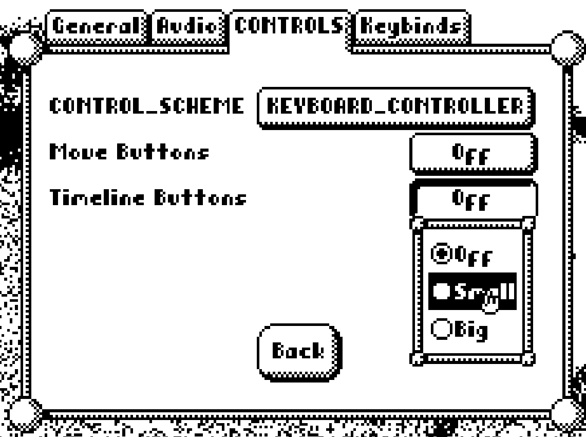 SunshrineStudio's tweet photo. @PokeIndie not the craziest thing, but currently updating the settings menu and I think the difference is massive (still need to add the arrow to indicate they're drop-down menus) https://t.co/Fa6BA24YIU