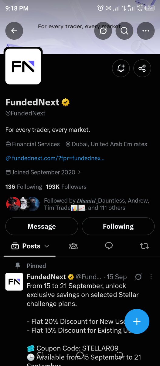 Dogood9999's tweet photo. @Techriztm @PsychedeliaAcad @Kelvintalent_ @FundedNext Done ✅ https://t.co/dqU3CbixE3
