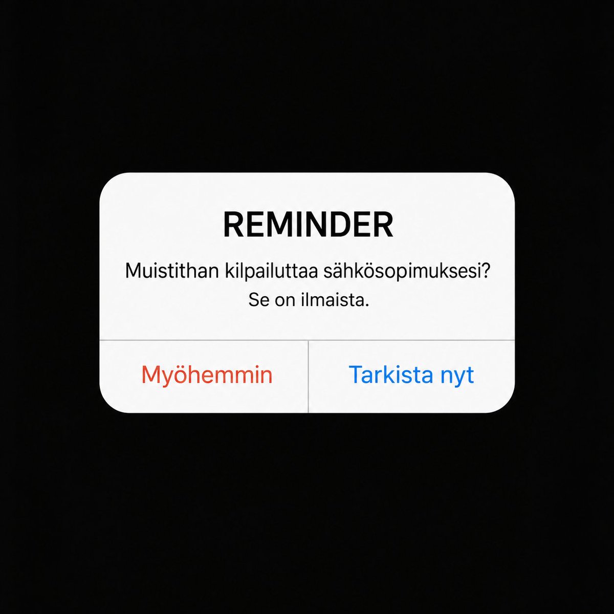 sahkovahtisite's tweet photo. ‼️Teimme sähkösopimuksen kilpailuttamisesta helppoa.
Liitä kuva sähkölaskusta.
Sähkövahdin AI analysoi laskun tiedot.
Saat sopimusanalyysin sekunneissa.

⚡️Kokeile NYT:
https://t.co/ez046LzX3E https://t.co/PXgaZpPvO7