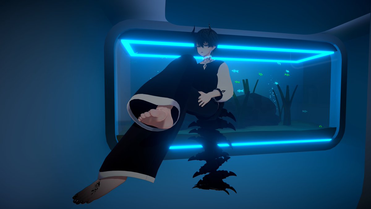 hapimacha_vrc's tweet photo. 新アルエくんかんせ～い
人外っぽく作ってみた！
通常バージョンもありけり...
#VRChat #alue3d https://t.co/RABgHCHY7W