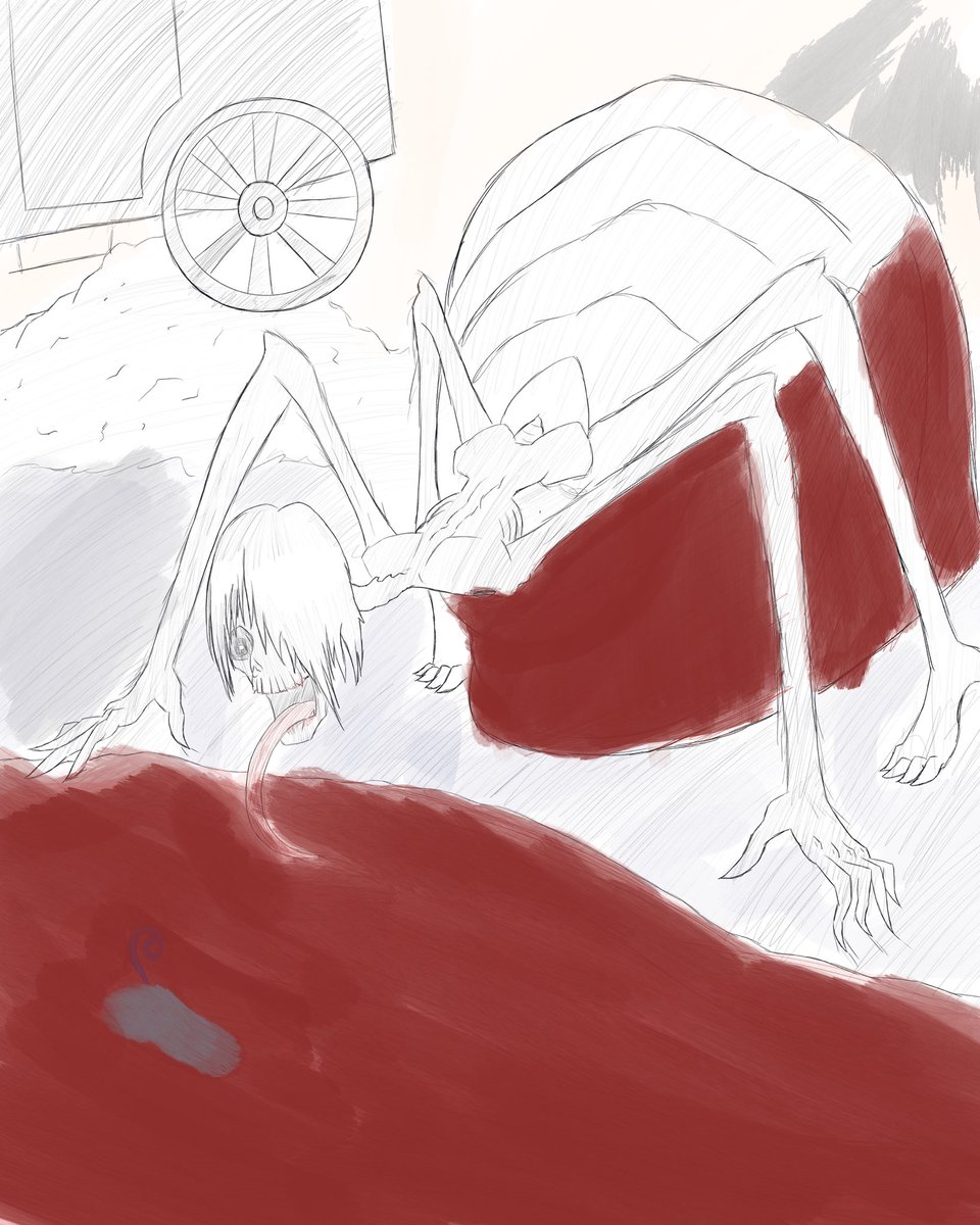 AncientDiosArt's tweet photo. Day 7 - too much blood
Someone’s been enjoying quite a bit of blood
#goretober #halloween #bloodborne https://t.co/qIbwgPfaSQ