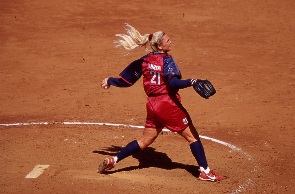 USASoftball's tweet photo. ๐๐บ๐ธ ๐ณ๐๐๐ ๐ฏ๐๐๐๐๐๐๐
A ๐๐๐๐๐๐๐๐๐๐ in the circle, Harriganโs career was defined by Olympic excellence and three gold medals ๐ฅ
#LegendsOfTheGame | #USASoftball https://t.co/vrLvUXtZKa