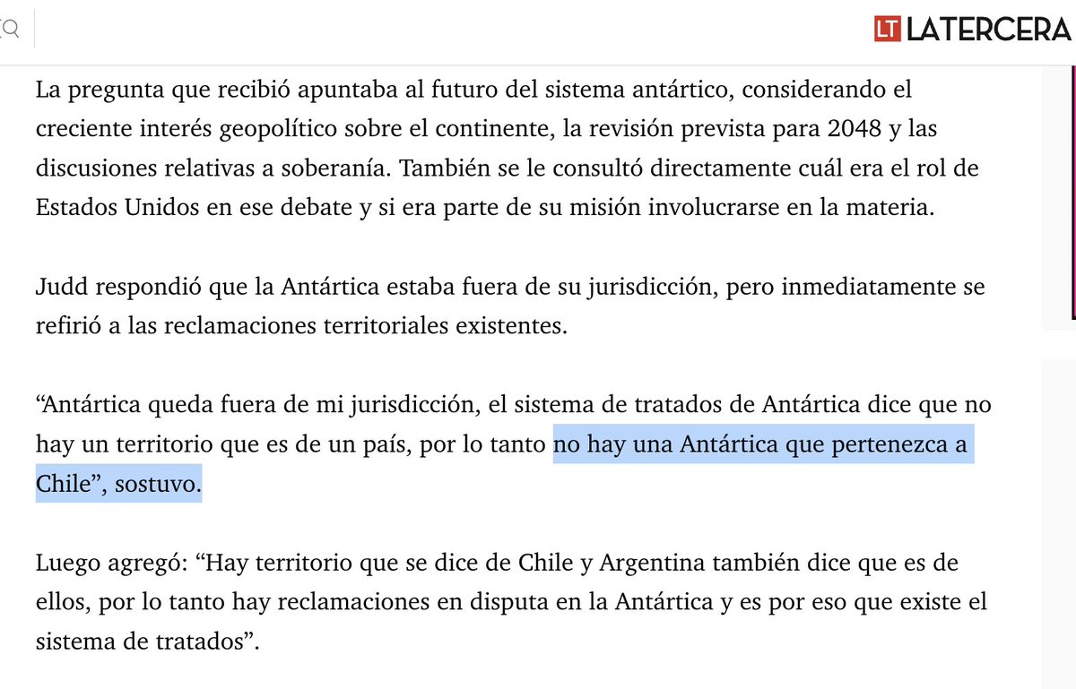 Paz_ZarateB's tweet photo. 🇺🇸Esta pusilánimidad es inaceptable.
El embajador de Trump en Chile no sólo interviene diariamente en asuntos internos, y nos chantajea sobre el estrecho de Magallanes.
Esta semana tb NEGÓ LA EXISTENCIA DE LA ANTÁRTICA CHILENA.
Persona Non Grata ya mismo.
https://t.co/qGQQ7e4NhM