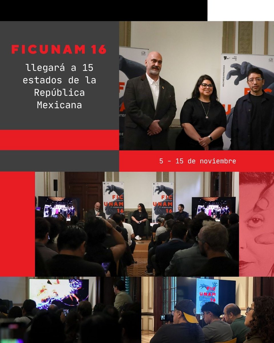 imcine's tweet photo. 38 estrenos mexicanos forman parte de la 16° edición de @FICUNAM , la fiesta de cine contemporáneo más esperada por los universitarios. 📽️​✨​

Conoce las producciones mexicanas que serán proyectadas este año 👇
https://t.co/hLVpAFqeP2 https://t.co/Q4LV0csTxB