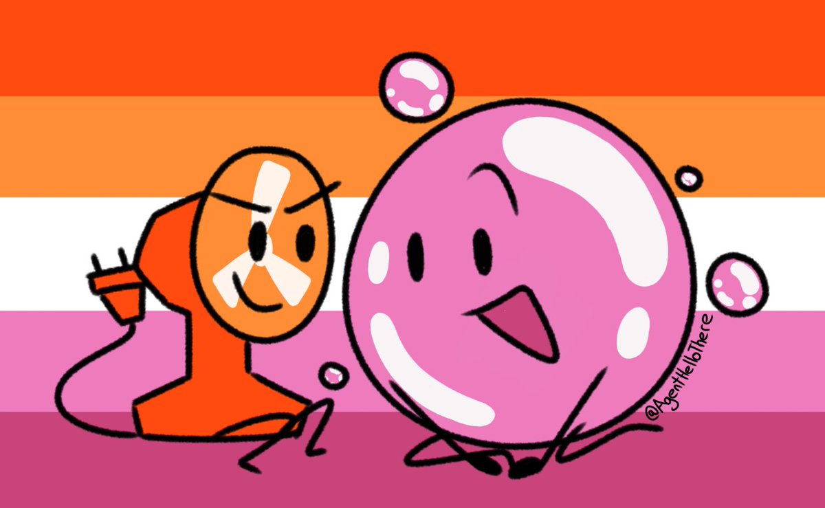 AgentHelloThere's tweet photo. Doodle made for lesbian day :)
#fubble https://t.co/5jXJ5BfwKN