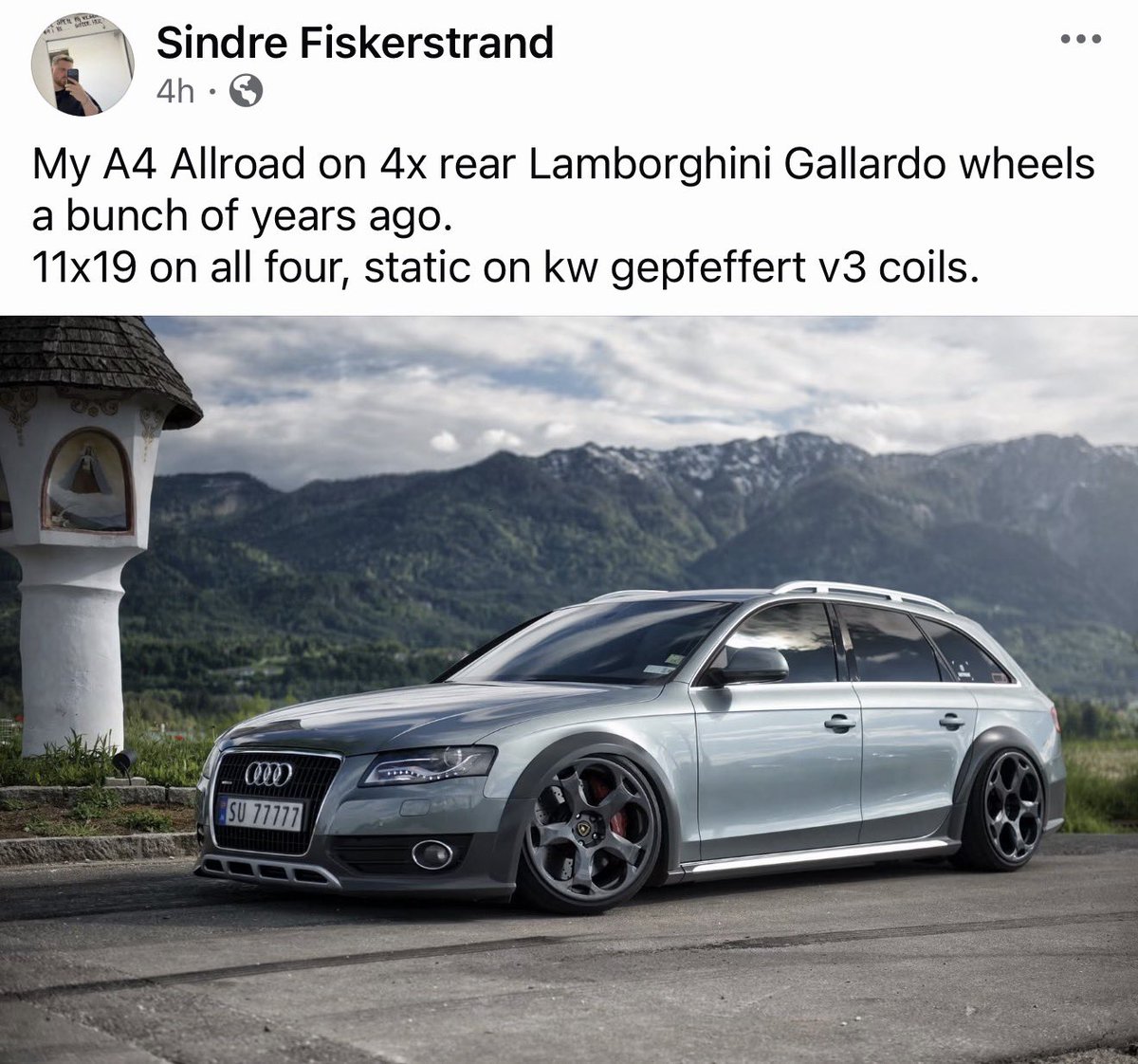horsepower's tweet photo. I’ve been waiting to see another car on Gallardo wheels. https://t.co/zhuPoe0pOn