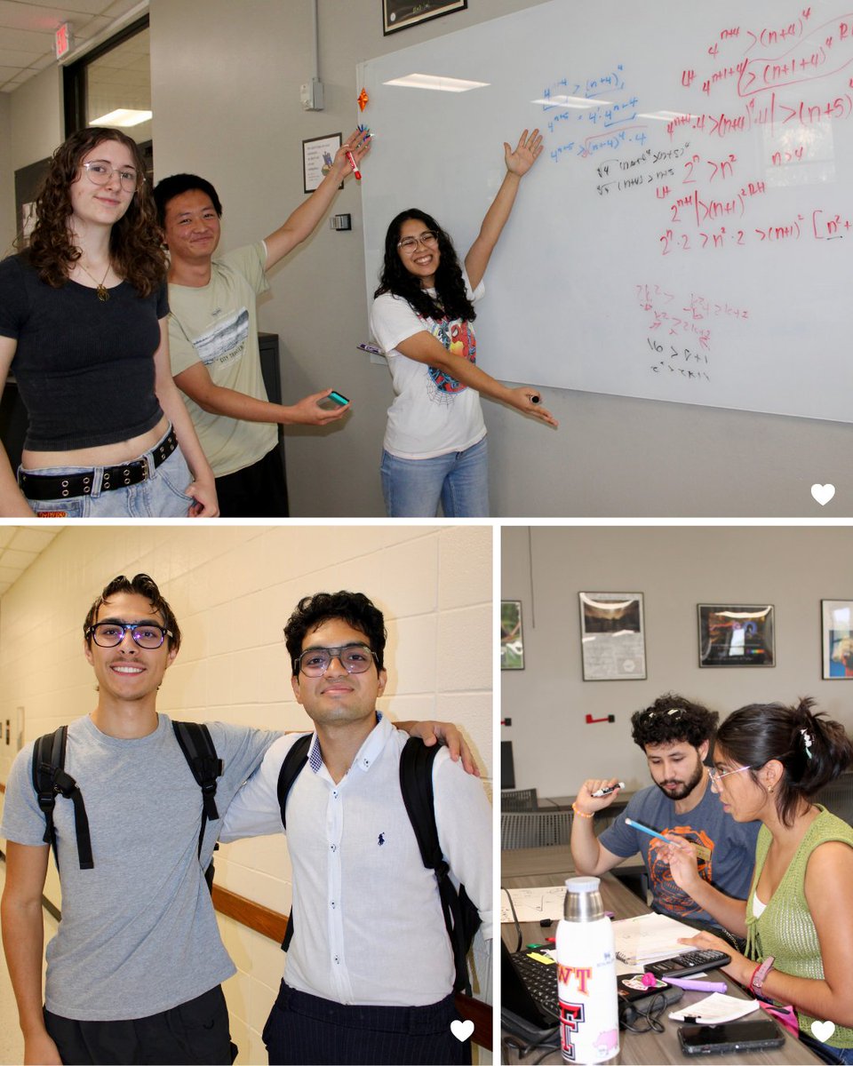 TXSTMath's tweet photo. Have no fear, MathCATS is here! 🐾🎃
Midterms can be scary, but math doesn’t have to be. Stop by for FREE tutoring and tackle your exams with confidence! Whether you’re stuck on a tricky problem or need a little extra practice, our tutors are here to help. 📚
#TXSTMath #MathCATS https://t.co/n5BDeUjUmR