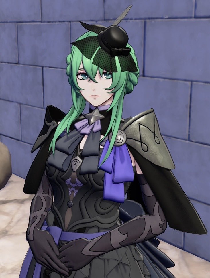 shannacel's tweet photo. Before FW released, I really didn’t want to end up being a Ninae fan when I sensed she’d be one of the more mainstream waifus of the game and I’d be sharing/fighting with a lot of other people.

Unfortunately, she is simply too pretty for me to ignore. https://t.co/kBBixxJ0ii