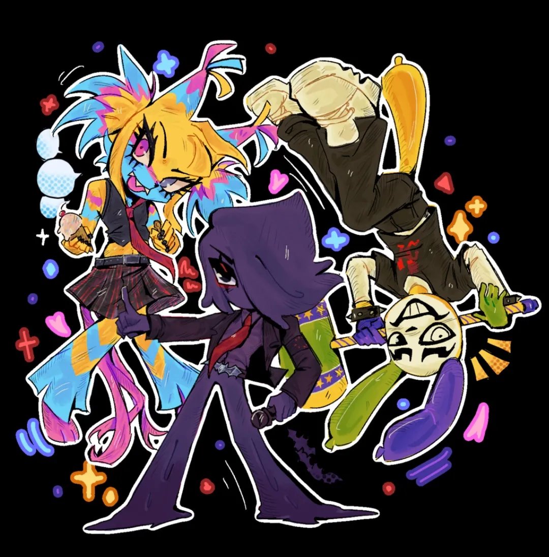 pumpfixh's tweet photo. Re-upload 
#Blot #Yatta #Looey #dandysworld #circustrio https://t.co/CDxoFzioHt