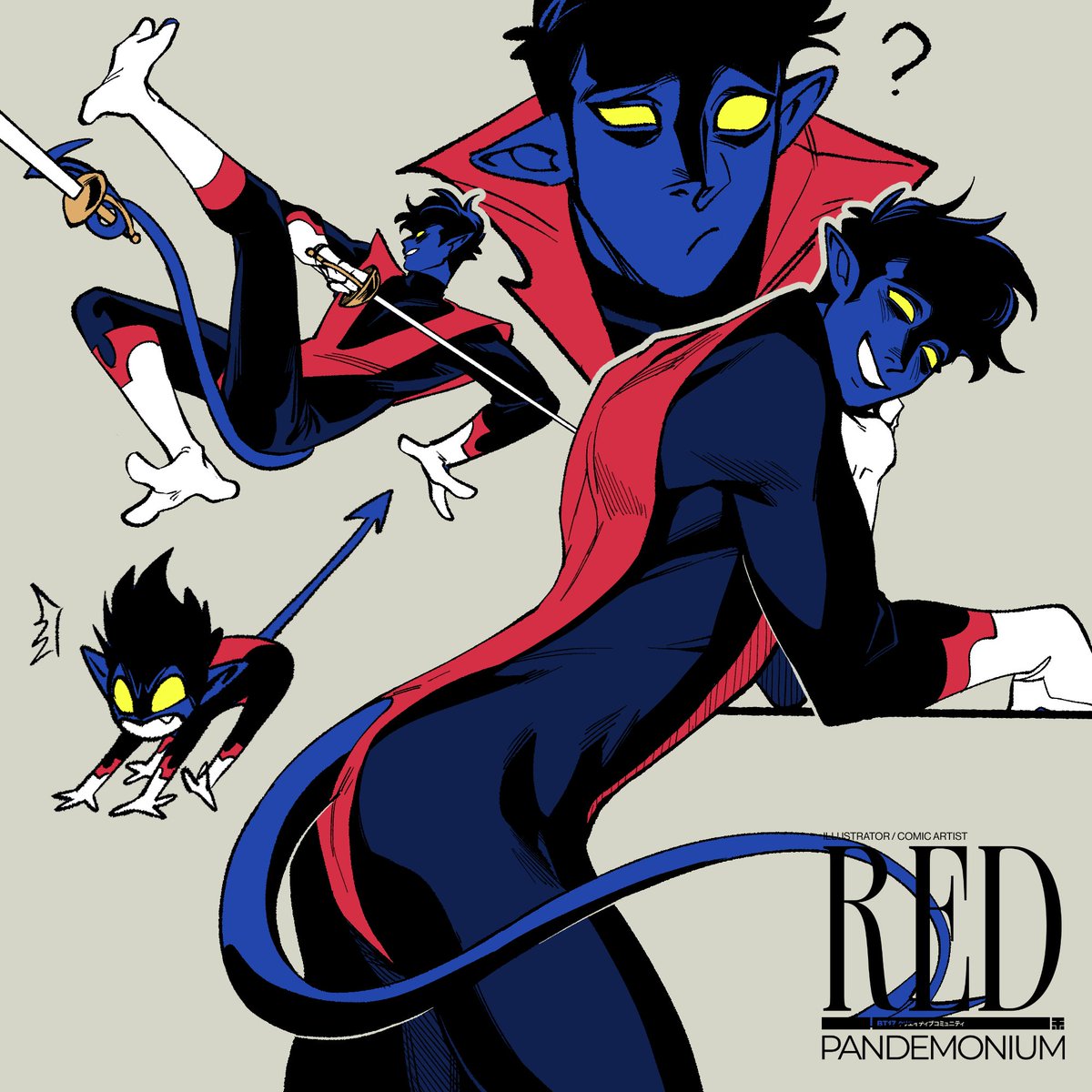 R3dPandemonium's tweet photo. #Nightcrawler #Xmen #Marvel 
-62 https://t.co/tqsqnxksqx