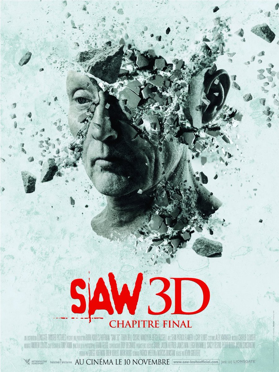 Greggi_112's tweet photo. Suite de mon Octobhorreur édition 2026

Saw 3D : Chapitre final https://t.co/bSZrqedheM