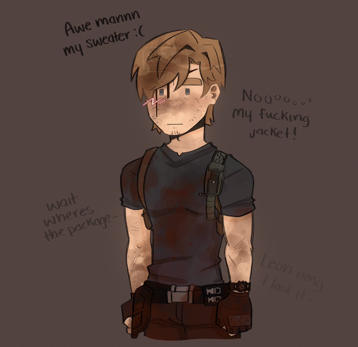 Pixie_sstix's tweet photo. Leon‘s ok with dying now he’s already experiencing heaven

#ResidentEvil #bryeon #leonkeneddy https://t.co/c8OgggfpOh