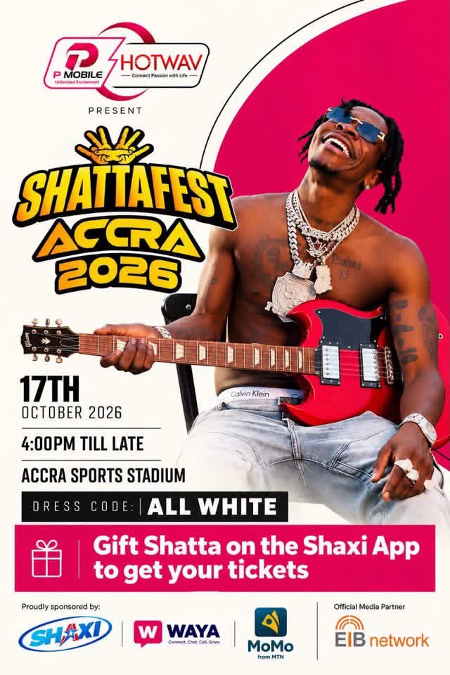 Youngbaby416's tweet photo. The wait is over shattamovement 🔥✍️
17Th October, 2026 at the Accra sports stadium 🔥🔥❤️💯
#shattamovement #shattafest
@shattawalegh https://t.co/Vl0f0YE01E