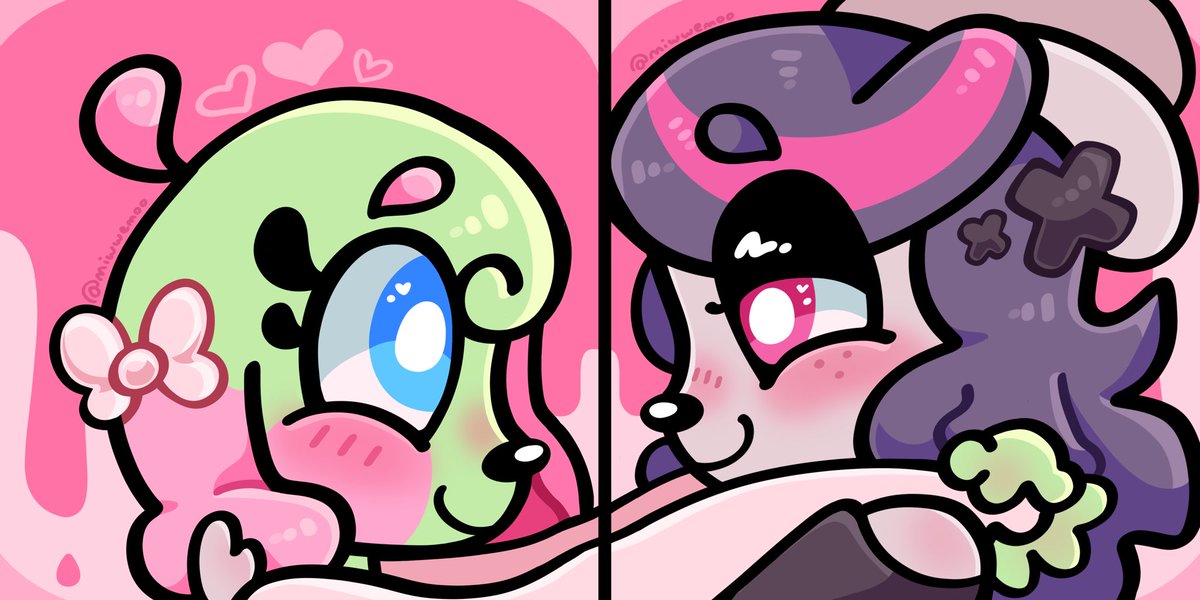 miwwemoo's tweet photo. HAPPY TO ANNOUNCE I HAVE A NEW SERVICE AVAILABLE ON VGEN &amp; KO-FI!! come grab yourself a cute YCH matching pfp set today! :D https://t.co/aIBKzLnYmF