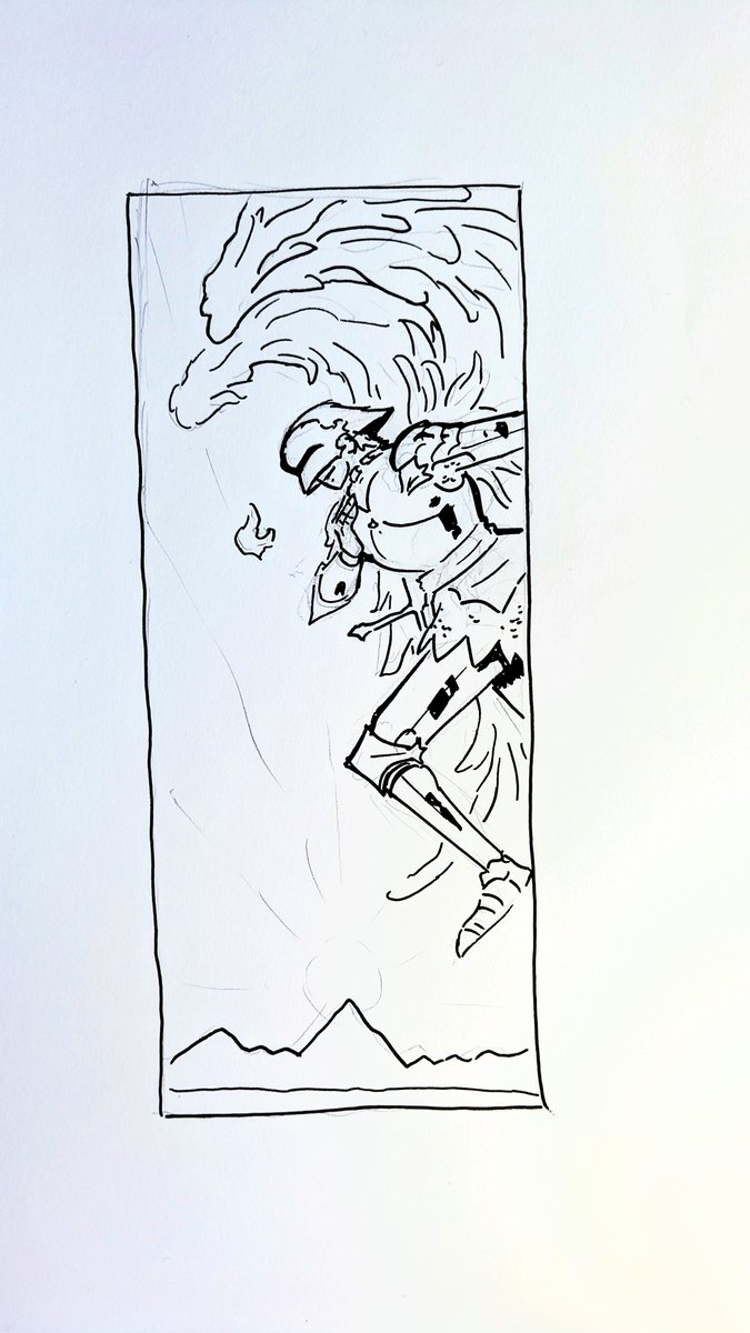 SeanCornishArt's tweet photo. Angel for day 8 of dnd/fantasy "monster" Inktober!
#inktober #angel #monster #dnd #celestial https://t.co/wYGW5c6bhn