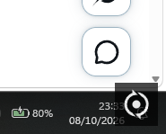 Khellstr3D's tweet photo. Does anyone know what the F is that loading icon over my date and time? 
I can't get rid of if. Frustating. https://t.co/Gw193EqoEw