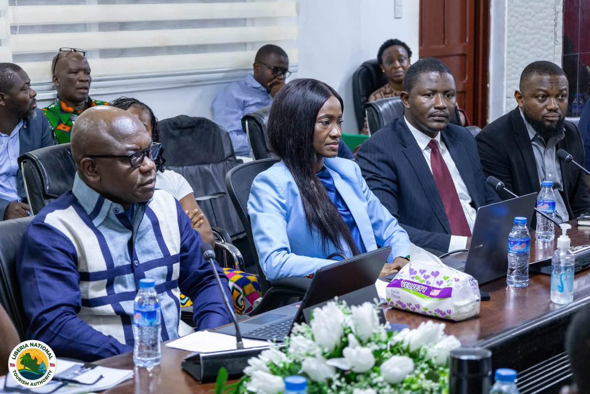 LNTA231's tweet photo. Today, our Director General, Princess Eva Cooper, presented LNTA’s plans at the FY2027 Budget Hearing at the Ministry of Finance.

She called for more funding to develop tourism sites, promote Liberia as a tourism destination, attract investors, support our culture, &amp; create Jobs https://t.co/rYKyt23Tsy