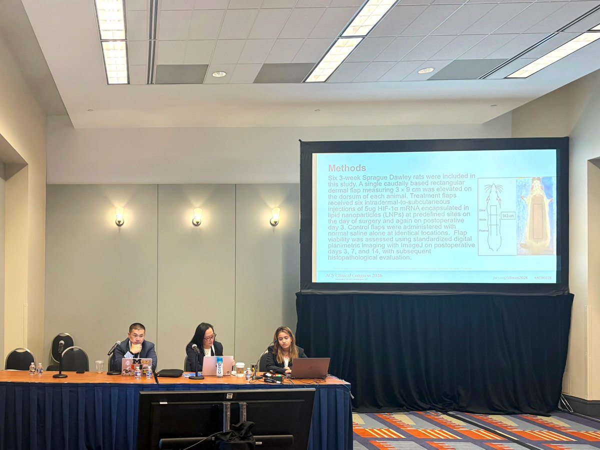 Drfarhana_life's tweet photo. An amazing experience at #ACSCC26! Grateful to present our Harmon Lab research from Johns Hopkins under the mentorship of Dr. John W. Harmon and John M. Abraham. Great connecting with surgeons, researchers, and residency leaders!
#GeneralSurgery #SurgicalResearch #HopkinsSurgery https://t.co/Yg3c5XUkqY