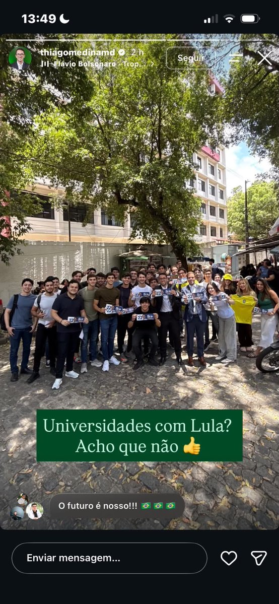 jicoluvt's tweet photo. @Ambi_PeDro @esposadomoreau @neorozie Ato organizado pelo deputado daqui que é praticamente o nikolas Ferreira de Recife https://t.co/4iFJtP425Z