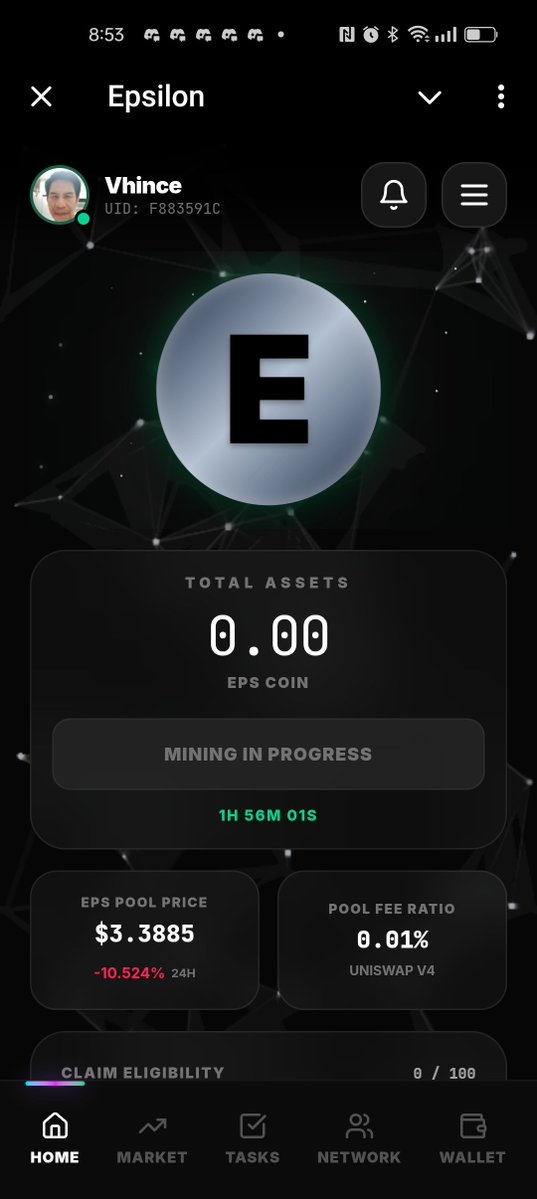 VincentV36756's tweet photo. @epsiloncryptox I've reach 100 EPS and then why my EPS turned  into 0 and started again? https://t.co/5o5KKLvuwY