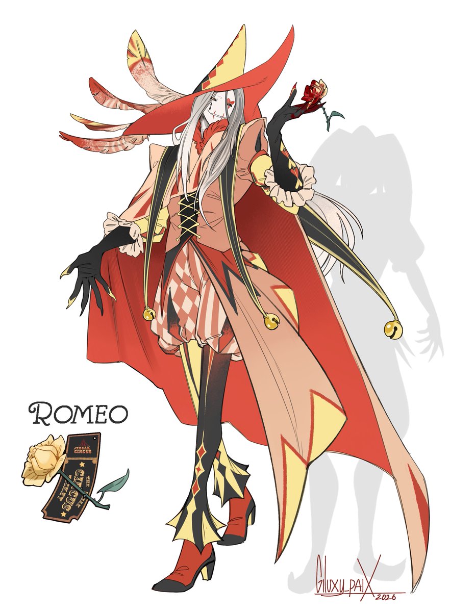 GiluxyP's tweet photo. Curcus OC. A rosebud Romeo.
#tfc #thefreakcircus #oc https://t.co/EQ7Eg7iqpr