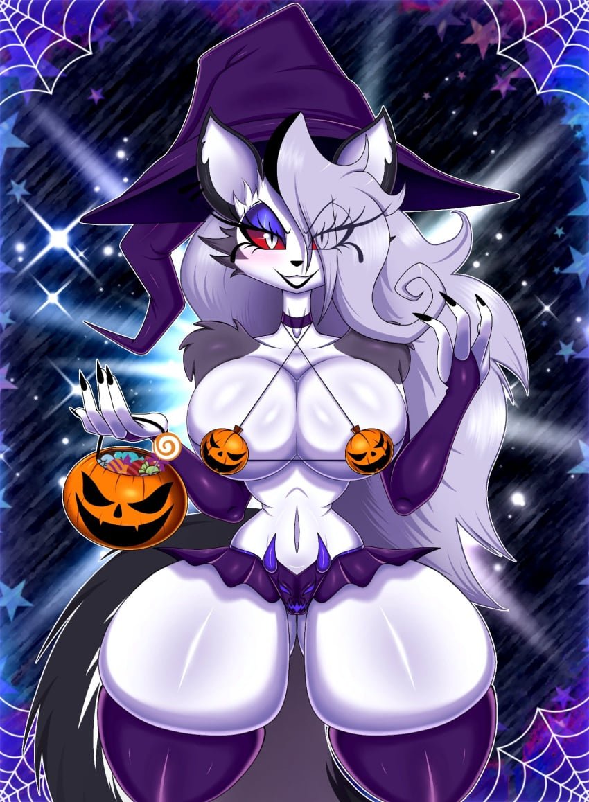 MsterCristian19's tweet photo. 🤍🎃 Bikini Loona Halloween 🎃🤍
.
.
#HelluvaBoss #helluvaBossLoona
#HelluvaBossFanart #LoonaHelluva #halloween #Halloween2026
By 🎨: drawsfigures✨ https://t.co/EMwy5yD02E