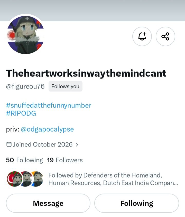 TheOODefenda's tweet photo. This patriot keeps on liking my posts https://t.co/yWvdUEDa1m