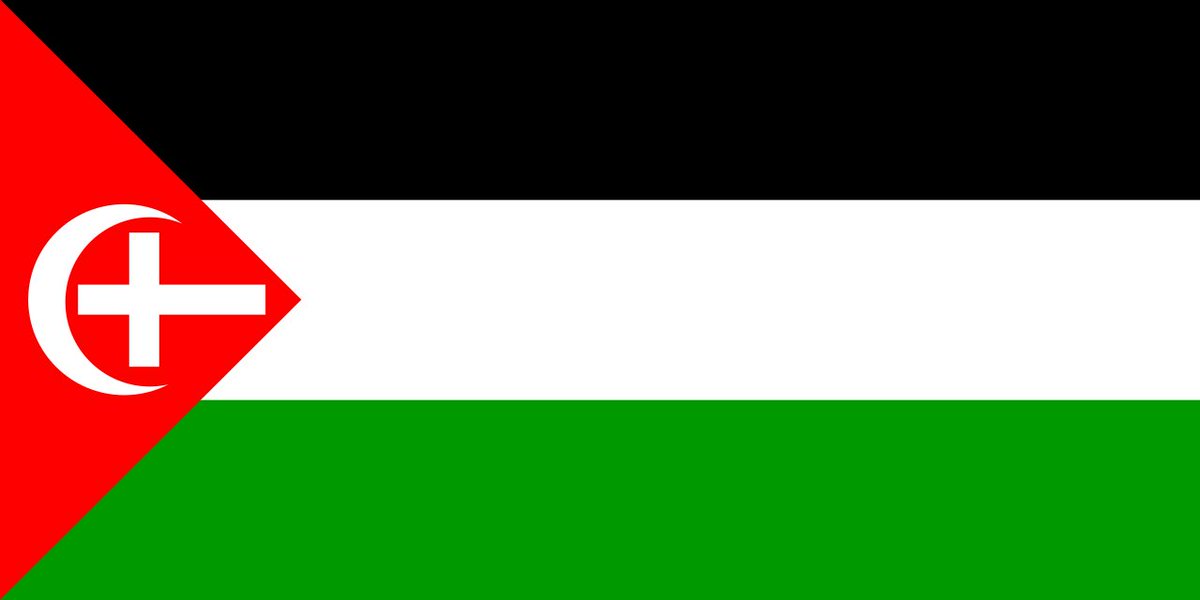 IIFBS_'s tweet photo. 🇵🇸Le drapeau utilisé par les groupes nationalistes palestiniens lors de la révolte de 1936-1939 en Palestine mandataire. https://t.co/e32qJZZtit