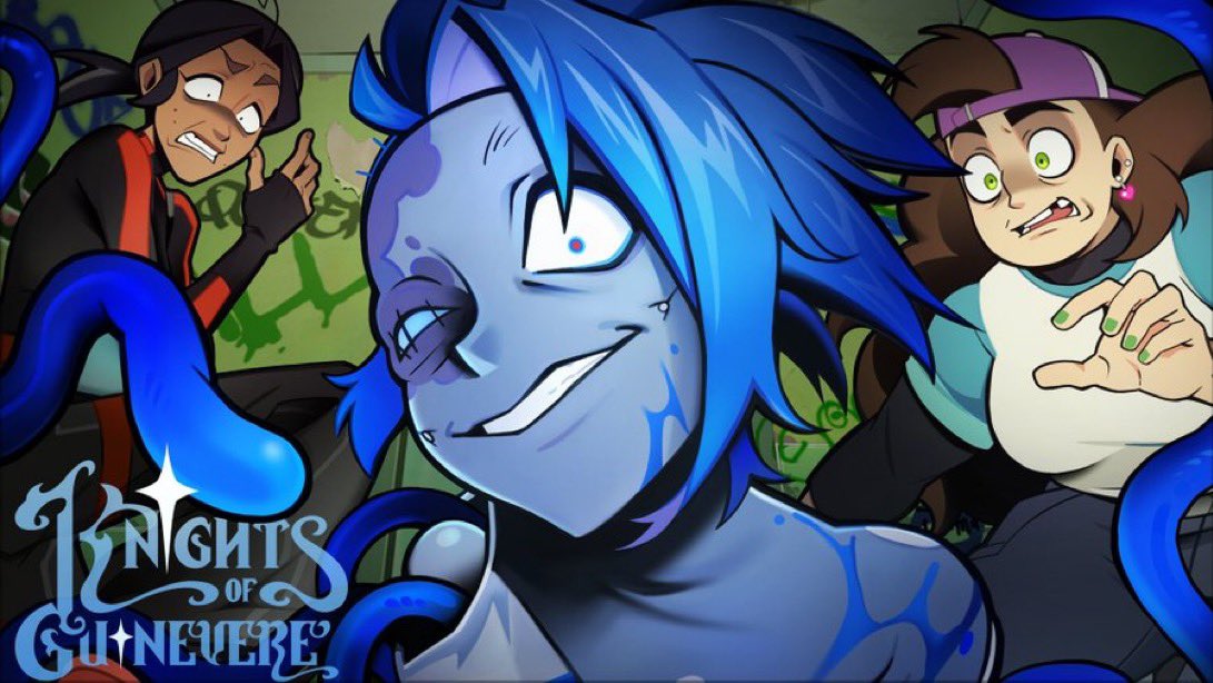 ToonHive's tweet photo. Official thumbnail for ‘Knights of Guinevere’ Episode 2.

Releasing tomorrow on YouTube at 6PM EST. https://t.co/FVirMmkd0C