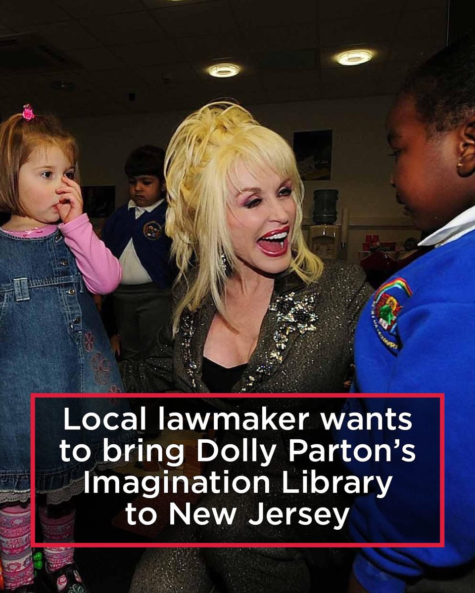 WNYC's tweet photo. New Jersey Assemblyman Bill Moen is hoping to bring a statewide version of Dolly Parton's beloved Imagination Library to the Garden State.
Hear more from about the initiative: https://t.co/rbkfu8g3L4

Photo credit: Rui Vieira ) https://t.co/hTEO8H2uJp