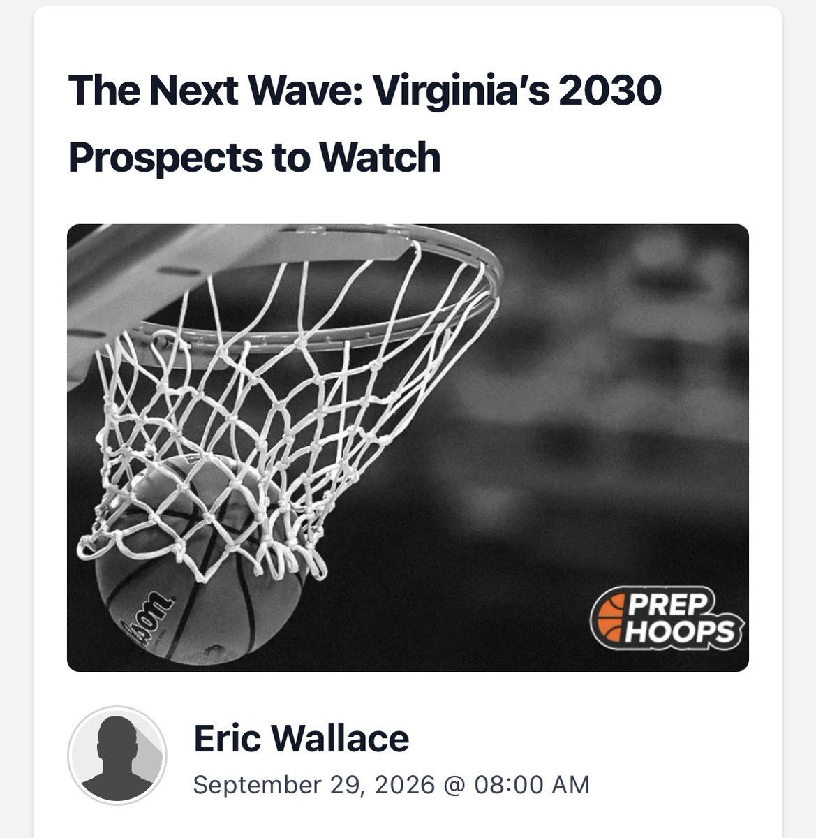 VAHavoc's tweet photo. Check out this nice write-up on Trinity Episcopal School c/o 2030 Marcel Robinson @themarcel3_15 from our 14U @circuitfuture team! He is ready to have a big Freshman season! Definitely one of the top 2030s in VA! #MarcelRobinson #ProtectThisHouse https://t.co/uLXbz0oLXS