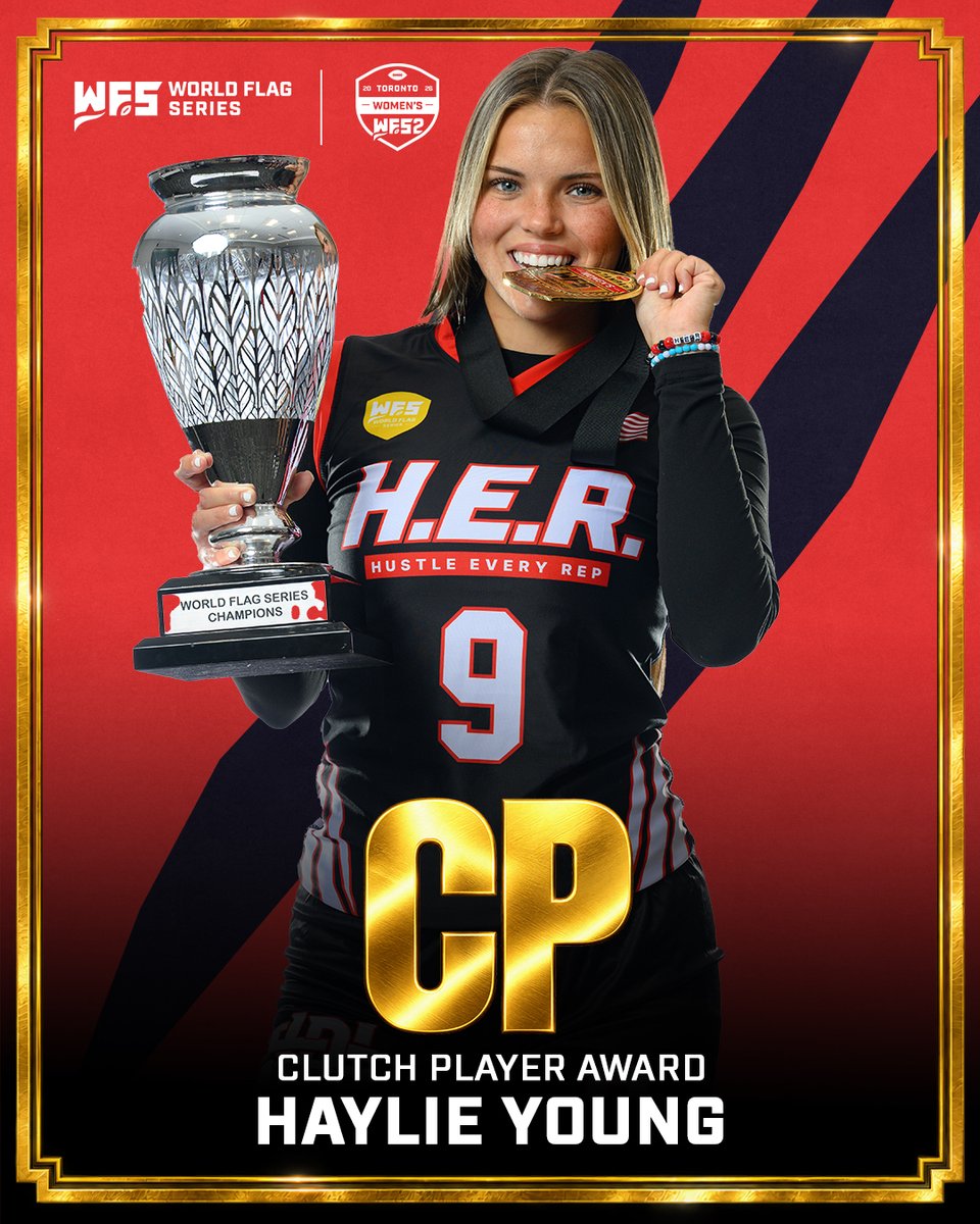 worldflagseries's tweet photo. Captain Clutch herself, Loxahatchee's Haylie Young is your winner of the WFS2 Clutch Player Award.

#WFSHonors #WFS2 @KeiserU https://t.co/r9PWvhgcfV
