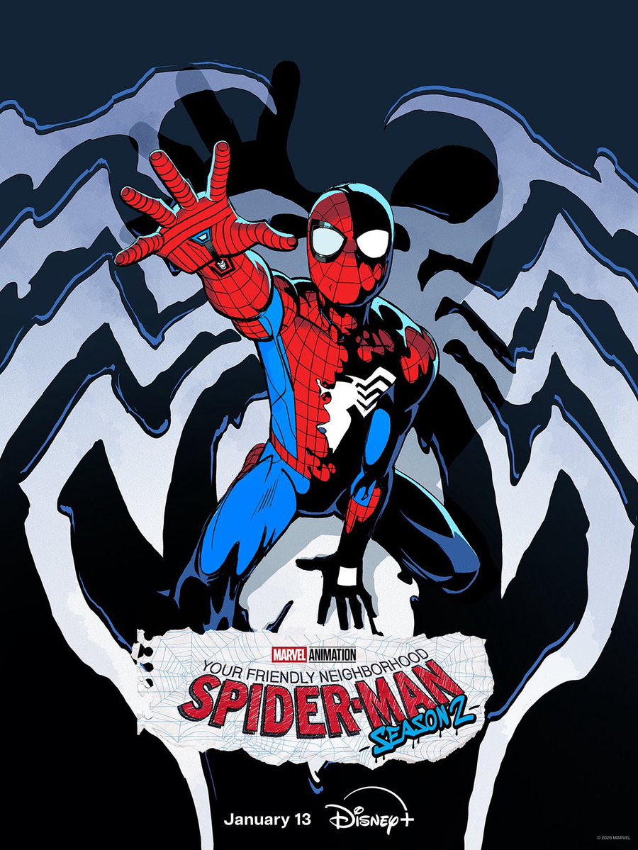 Primer cartel de la segunda temporada de 'TU AMIGO Y VECINO SPIDER-MAN'.