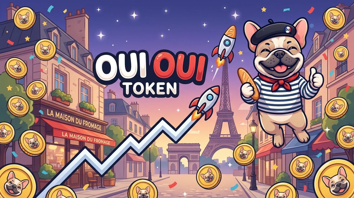OuiOuiTokenn's tweet photo. We are launching October 17 at 18:00 UTC 🚀

$OuiOui is a decentralized meme coin built on #Solana 🎃🐕
100% LP Burned
Massive potential

First 100 Addresses get a massive allocation of $OuiOui

Follow, like, RT (Drop your $SOL wallet below) 👇🥖

Join the community! OUI OUI🥖🥖 https://t.co/MBHuit6efi