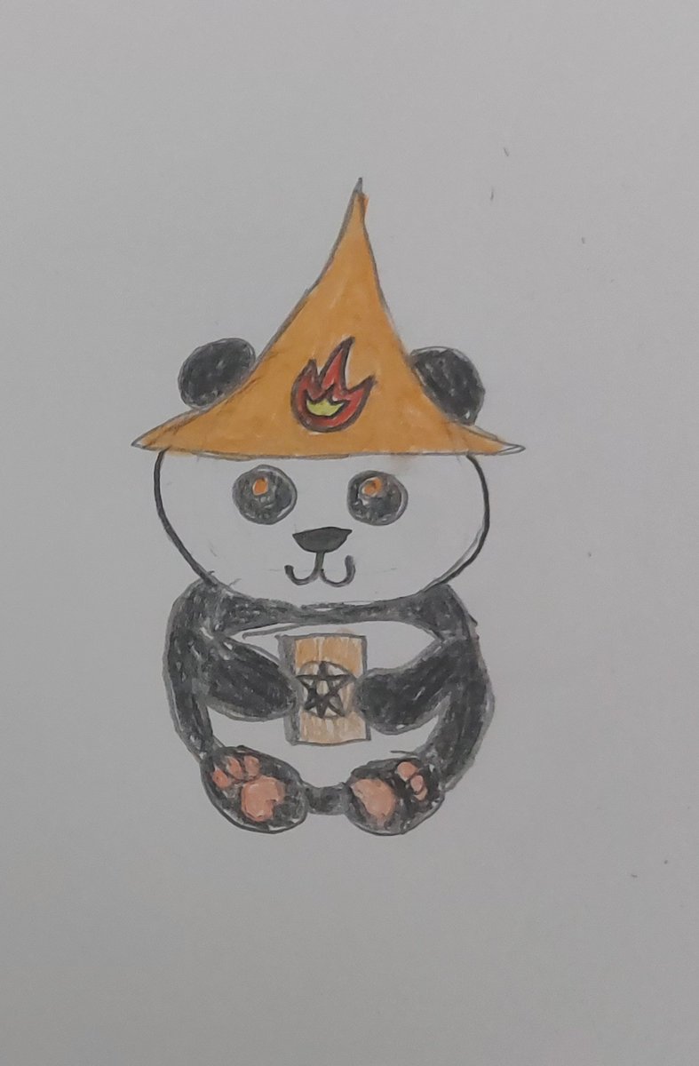 Edliwastaken's tweet photo. Drew DT as warlock animals with an aqurilic pencil #dreamfanart https://t.co/UQzGBZfY99