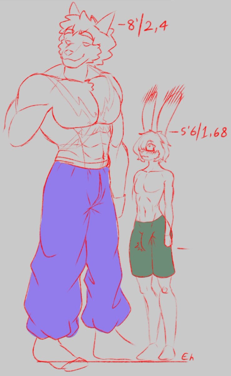 LightningHowl's tweet photo. Size difference is kinda cool ngl
(Not posting much because I'm obsessing about proportions and figuring out how to draw my ocs) https://t.co/zeTwmr6RkF