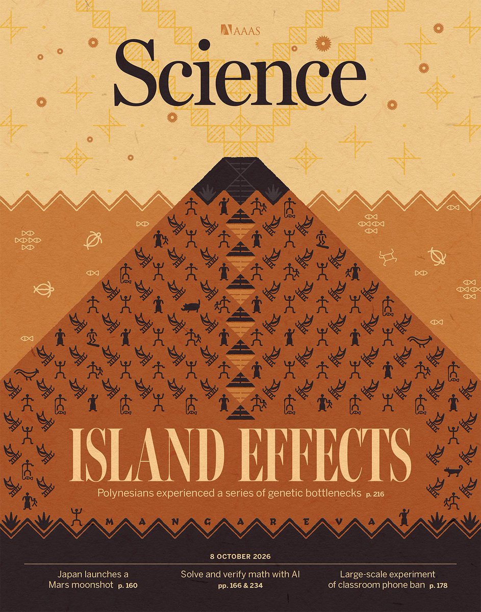 VariantBio's tweet photo. Out today on the cover of @ScienceMagazine: work led by @KeoluFox (UCSD) and Alexander Ioannidis (Stanford) with @VariantBio. Polynesians experienced founder effects 10x stronger than Finland’s, with big implications for drug discovery and clinical care: https://t.co/9dnY6OX7Eo https://t.co/DSFb11yzUa
