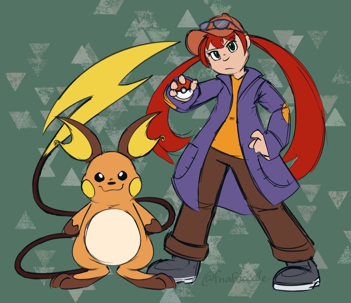 fnafdoodle's tweet photo. Been playing a lot of PokeMMO lately and watching Horizons w husband <3 https://t.co/bBEQTR4j8b