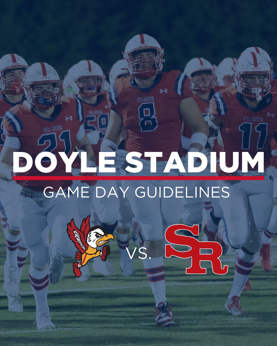 StRitaHS's tweet photo. 🚨🏈 ONE DAY AWAY! 🏈🚨 Come support your Mustangs for Senior Night as we honor our football seniors before kickoff and our cross country, golf, band, and cheer seniors at halftime as the Mustangs take on the Benet Academy Redwings at 7:00 PM!

More info: https://t.co/9TxRwcuHLF https://t.co/rQGo5vjqZ4
