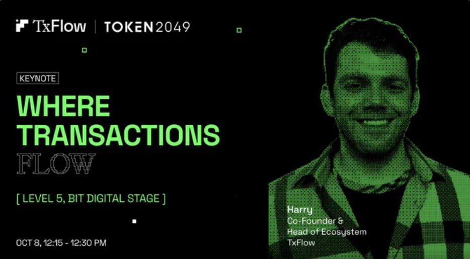 TxFlowToken's tweet photo. Who were at @token2049 in Singapore? Amazing vibe, great to be together with greatest technologies for the future! #TxFlow #TxFlowToken #TxF #CryptoGems #FutureStartsNow https://t.co/DVt7qc0uVC