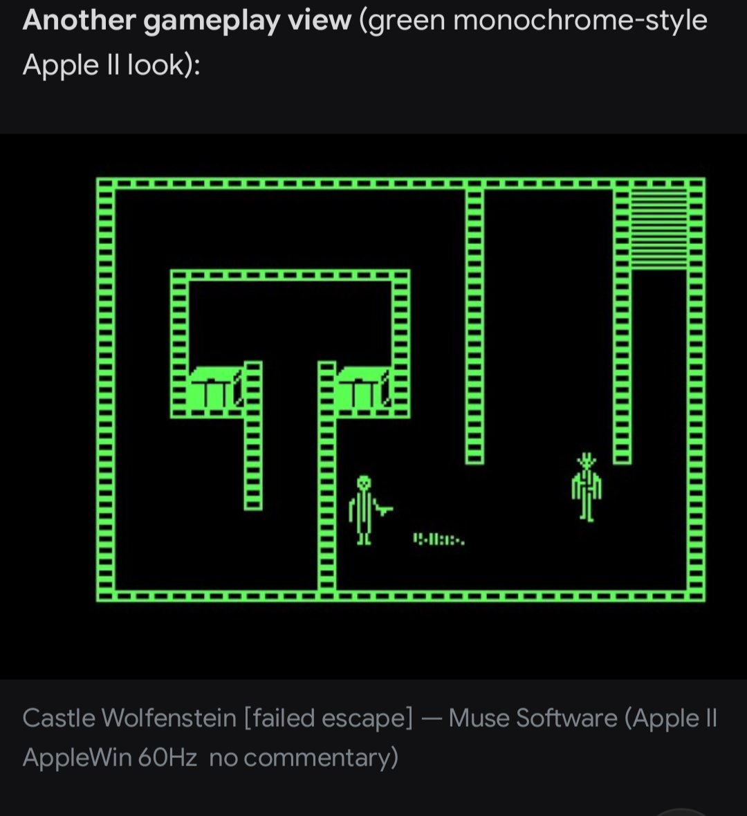 KyleBennett's tweet photo. @PcPhilanthropy @NVIDIARTXSpark @CultOfAshleyPro @ASUS @JensenHuang n00b. ;) Welcome to 1981 if you had an Apple II.  And I never got to play the fancy "full color" version. https://t.co/p3hxOadoIS