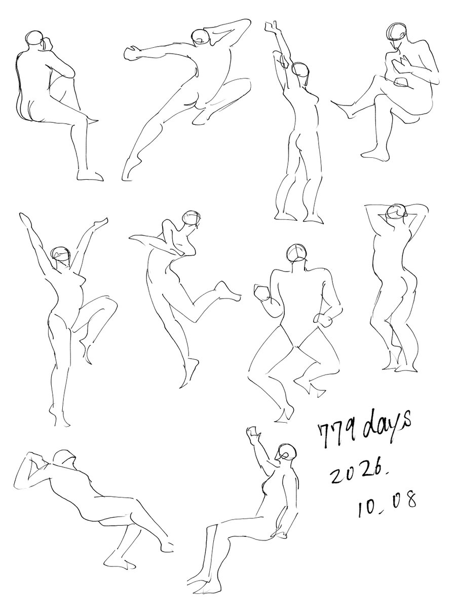 nekoyoshi_fox's tweet photo. 30秒ドローイング(779日目)
#posemaniacs @posemaniacsより
#日々描く  #イラスト練習中 https://t.co/KOHkpDdE8D