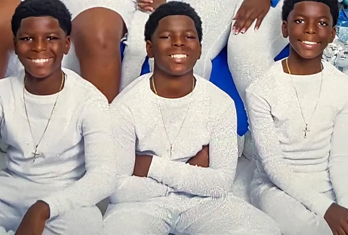 fwskiiii's tweet photo. The Winter Haven Police Department safely located 12-year-old triplet brothers Demarquin, Demarkus, and Dequarrius Munson after they briefly vanished from their Florida home. The community search ended in pure relief when the boys were found unharmed the very next morning. https://t.co/O64DD1XURx