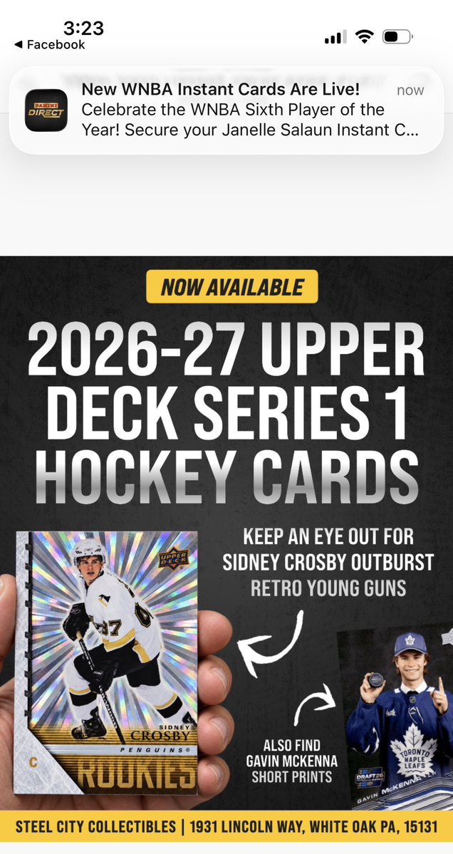 SCCRetailStore's tweet photo. Crosby Chases, Aliens Attacking, and chickens that sign baseball cards. Let’s just say it’s been a fun day so far. https://t.co/tyms20dYUg