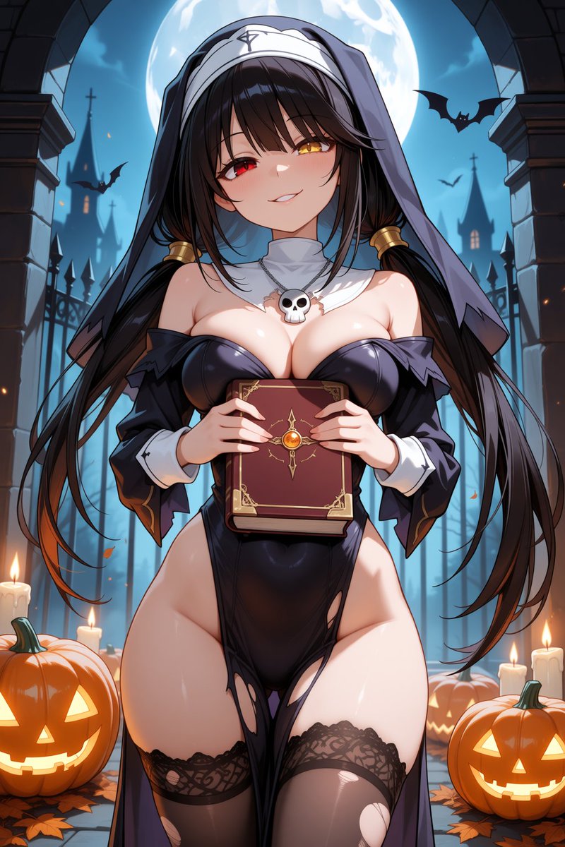 fdrprtkv's tweet photo. Good day, everyone! My heart still belongs to Mukuro, but today we have a very special guest: Kurumi! She's stepping into the spooky season. Which Halloween Kurumi would you let steal your time? 🎃🕰️
#AIart #DateALive #デート・ア・ライブ #AIイラスト #KurumiTokisaki #時崎狂三 https://t.co/HDvRit7FQl