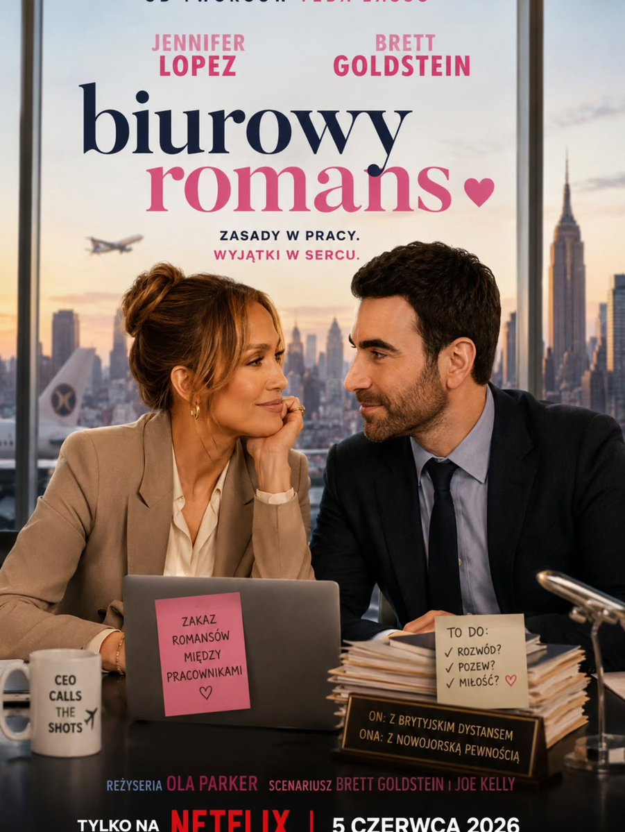 Yuri87Lopez's tweet photo. ⭐ 4/10
Biurowy romans (2026) 

Scenariusz od współtwórców Teda Lasso. Jennifer Lopez w roli, którą napisano specjalnie dla niej. Brett Goldstein, który uparł się, że bez niej tego filmu nie zrobi. Tyle obietnic — a potem włączasz film i przez dwie https://t.co/qH4EvJvBwu
