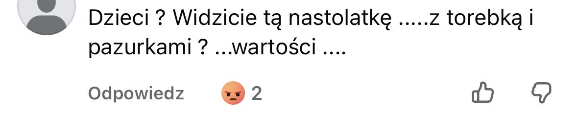 dnfft4's tweet photo. tak wyglądają komentarze pod wywiadem dziewczyny która była pytana o sytuacje, np. o to, jak się czuła wiedząc, że jej brat mógł być jedną z ofiar nożownika. obrzydliwe. why are we losing the plot??? tu chodzi o ludzkie życie. #nozownik #wyszkow #atak https://t.co/lqBSi26XCT