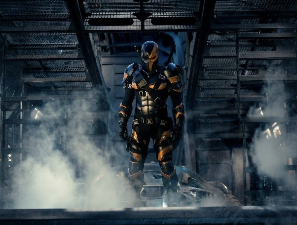 restoreZSJL's tweet photo. We need to see Joe Manganiello Deathstroke in action against Ben Afflecks Batman in Bens solo movie.

#MakeTheBatfleckMovie
#RestoreTheSnyderVerse https://t.co/7Vc2QSlSEa